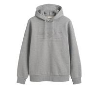 GANT Herren Hoodie - REGULAR TONAL SHIELD HOODIE, Kapuzen-Sweatshirt, Logo Grau L