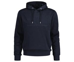 GANT Herren Hoodie - REGULAR TONAL SHIELD HOODIE, Kapuzen-Sweatshirt, Logo XXXL Blau