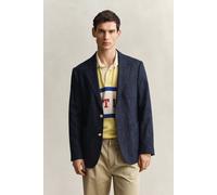 GANT Cotton Indigo Club Blazer Dark Blue Raw Blau 50