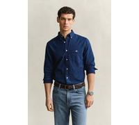 Gant Regular Fit Indigo Oxford Shirt Dark Blue Blau L
