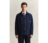 GANT Herren Indigo Work-Jacke (S) DARK Blau RAW