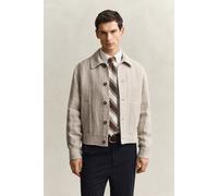GANT Washed Linen Jacket Light Taupe Beige L
