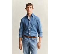 GANT Herren Jeanshemd (M) SEMI LIGHT Blau WORN IN