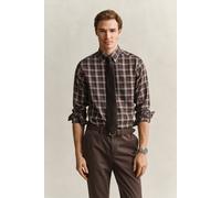 GANT Herren Kariertes Twillhemd (XL) FADED TAUPE