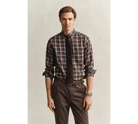 GANT Herren Kariertes Twillhemd (XXXL) FADED TAUPE