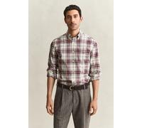 GANT Herren Karohemd aus Popeline (4XL) DEEP GRAPE WINE