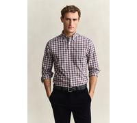 GANT Herren Karohemd aus Popeline (L) DEEP GRAPE WINE