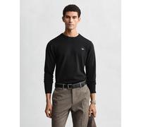 GANT Herren Klassischer Rundhalspullover aus Baumwolle (5XL) Schwarz