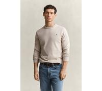 GANT Herren Klassischer Rundhalspullover aus Baumwolle (XXXL) CLAY BEIGE