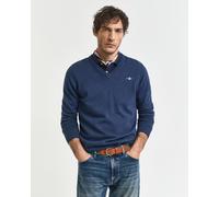 Gant Herren Strickpullover CLASSIC COTTON V-NECK, blue, Gr. XL