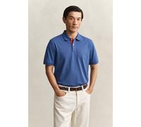 GANT Regular Fit Poloshirt Kurzarm blau