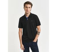 GANT Herren Kontrast Piqué Poloshirt (5XL) Schwarz