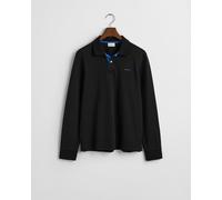 GANT Herren Kontrast Piqué Rugger (4XL) Schwarz