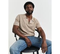 GANT Herren Kurzarm Polopullover aus Leinenmix (XXXL) DRY SAND