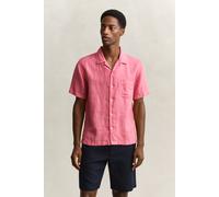 Gant T-Shirt mit Rundhalsausschnitt und Label-Stitching in Hellblau, Größe XL