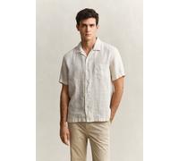 GANT Regular Fit Garment Dyed Resort Shirt Sand Beige M