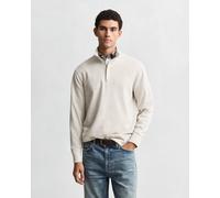 GANT Herren Leichtes Sacker Rib Sweatshirt mit Reißverschlusskragen (XXXL) SEED MELANGE