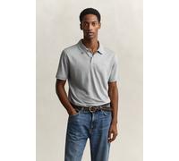 GANT Herren Leinen Poloshirt (L) CERAMIC Grau