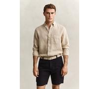 GANT Herren Leinenhemd (L) OAT BEIGE