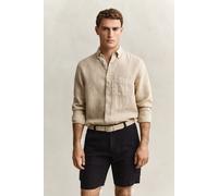 GANT Herren Leinenhemd (M) OAT BEIGE