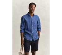 GANT Herren Leinenhemd (S) VINTAGE Blau