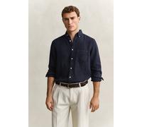 GANT Herren Leinenhemd (XXXL) EVENING Blau
