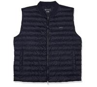 GANT Herren Light Padded Bomber Gilet Jacke, Evening Blue, XL