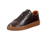 Sneaker GANT "Gant Sneaker Glattleder", Herren, Gr. 45, braun (dunkelbraun), Glattleder, Schuhe Sneaker (89948124-45) dunkelbraun