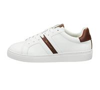 GANT Herren Mcjulien Sneaker, Weiß Cognac, 43 EU
