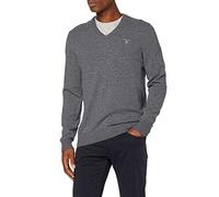 GANT Herren MD. Extrafine Lambswool V-Neck Pullover, per Pack Grau (DK Charcoal Melange 97), XXX-Large (Herstellergröße: XXXL)