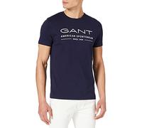 GANT Herren MD. Summer SS T-Shirt, Classic Blue, L