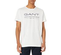 GANT Herren MD. Summer SS T-Shirt, Eggshell, S
