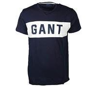 GANT Herren Md. The Summer Logo SS Tshirt T-Shirt, per Pack Blau (Evening Blue 433), Medium (Herstellergröße: M)