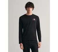 GANT Herren Medium Archive Shield T-Shirt (XL) Schwarz
