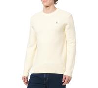GANT Herren Rundhalspullover mit Mikrostruktur (XXXL) CREAM