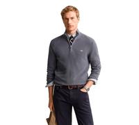 GANT Herren Micro Textured Cotton Half Zip Pullover