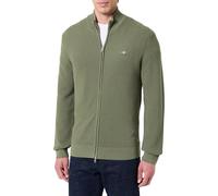 GANT Herren Micro Textured Cotton Zip Cardigan Pullover