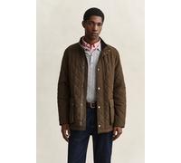 GANT Herren Mittellange Steppjacke (M) Schwarz Braun