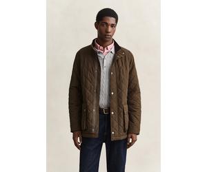 GANT Herren Mittellange Steppjacke (M) Schwarz Braun