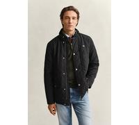 Steppjacke GANT, Herren, Gr. 5XL, schwarz, Web, Obermaterial: 100% Polyester, unifarben, regular fit hüftbedeckend, 1-Knopf-Manschette mit Schlitz, Jacken Steppjacke, mit Stehkragen (99994332-5XL) sch