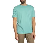 GANT Shield Regular Fit T-Shirt Rundhals Muted Turquoise, Einfarbig