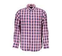 GANT Herren O1. Windblown Oxford Plaid Reg Bd Freizeithemd, Rot (Cardinal Red 658), Medium (Herstellergröße: M)