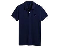 GANT Herren ORIGINAL Slim Pique SS Rugger Polohemd, Evening Blue, M