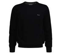 GANT Herrenpullover Cotton Pique C-Neck Schwarz XXL