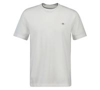 GANT Herren Pique-T-Shirt - PIQUE T-SHIRT, Kurzarm, Rundhals, Logo, uni Weiß / 4XL XXXXL Weiß