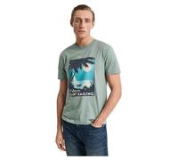 GANT Herren Placed Graphic Tshirt T-Shirt, Kalamata Green, L