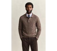 GANT Herren Polopullover aus Wollmix mit Noppenstruktur (XXL) FADED TAUPE