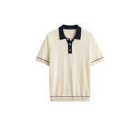 Gant Herren Poloshirt aus Baumwolle, creme, Gr. XXL