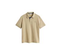 GANT Poloshirt Kontrast Piqué Regular Fit Kurzarm Herren Oat Beige XXXL