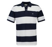 GANT Herren Poloshirt - BLOCK STRIPE POLO, Kurzarm, Knopfleiste, Logo, gestreift XXXXL Blau